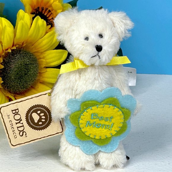 Genuine Boyd's Bears Best Mom Mothers Day Bear 5" Plush Stuffed Animal Toy - Picture 6 of 6